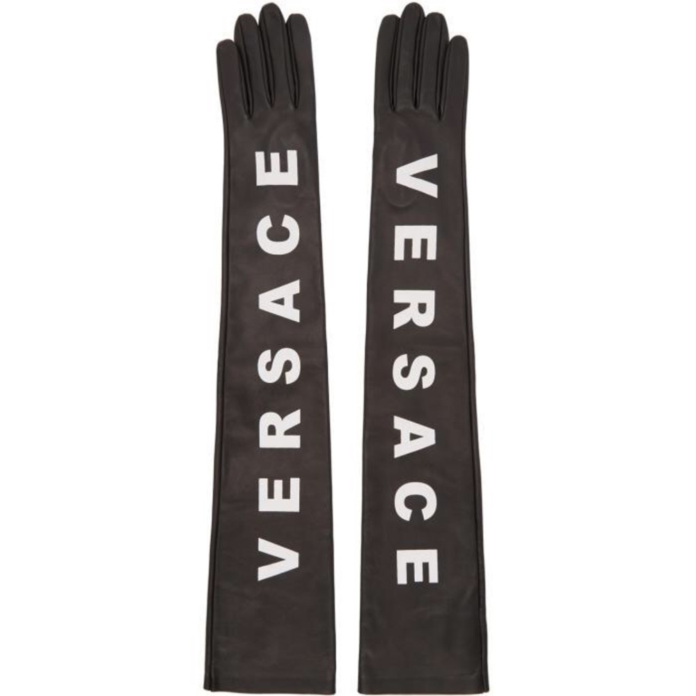 VERSACE LOGO GLOVES